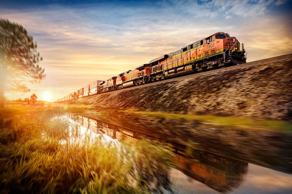 Photograph Blair Bunting Freight Train 5 on One Eyeland