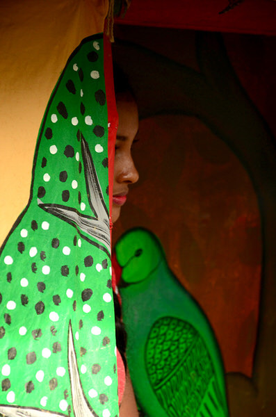 Photograph Arnab Mitra Green Parakit on One Eyeland