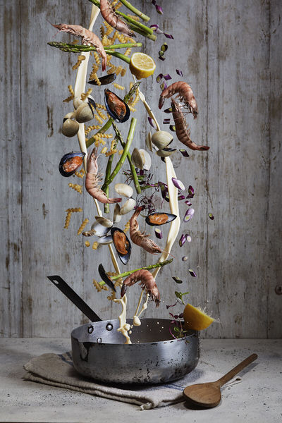 Photograph Russell Smith Falling Ingredients 2 on One Eyeland