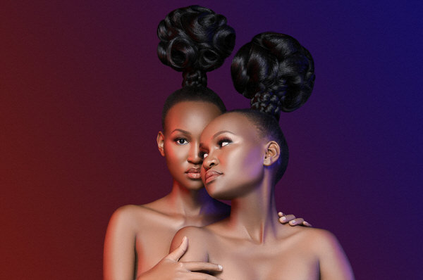 Photograph Armstrong Kiprotich Twins on One Eyeland