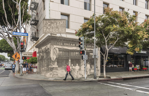 Photograph Jens Lucking Ice Cream Parlor Santa Monica 1902 2017 on One Eyeland