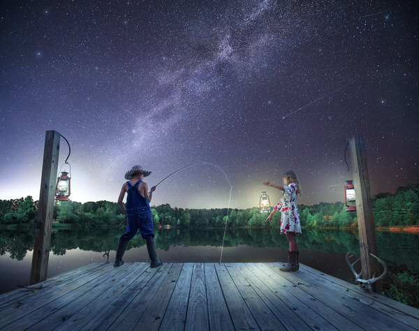 Photograph Carr Ward Ozarkian Star Fisher 3 on One Eyeland