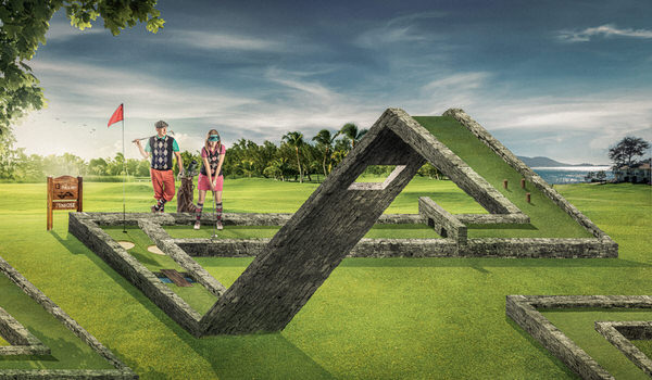 Photograph Antti Karppinen Penrose Minigolf on One Eyeland