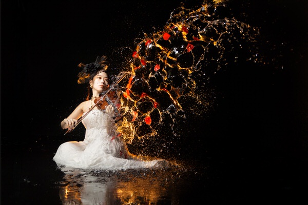 Photograph Satoshi Etoh Wings Of Violinist on One Eyeland