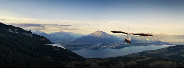 Photograph Jacob Muller Thunersee Deltaview on One Eyeland