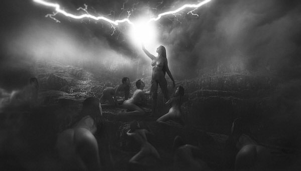 Photograph Ludek Wellart Thoria The Goddess Of Thunder on One Eyeland