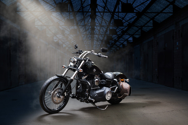 Photograph Roman Demchenko Harley Davidson Custom Project on One Eyeland