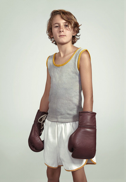 Photograph Kremer Johnson Underdog Bully Boxer Pride on One Eyeland