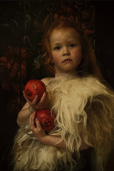 Photograph Reiny Bourgonje Het Appelmeisje on One Eyeland
