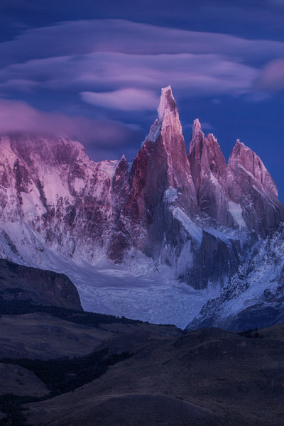 Photograph Peter Svoboda Cerro Torre Blue Mood on One Eyeland