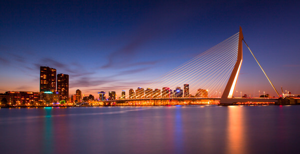 Photograph Frank Peters Skyline Rotterdam on One Eyeland