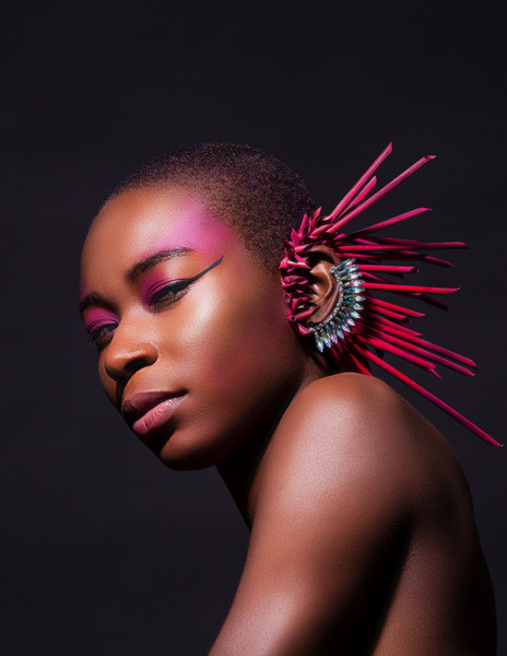 Photograph Ildiko Sopronfalvi Pink Tribal Dance on One Eyeland
