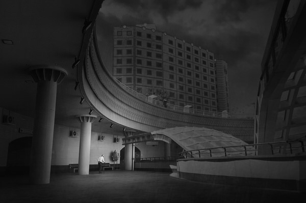 Photograph Mohammad Dadsetan Lonely And Curved on One Eyeland