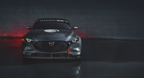 Photograph Patrick Curtet Mazda 3 Tcr Ready on One Eyeland