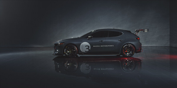 Photograph Patrick Curtet Mazda 3 Tcr Ready on One Eyeland