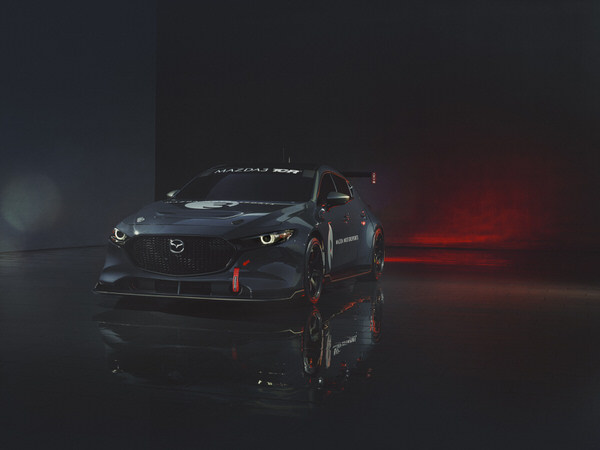 Photograph Patrick Curtet Mazda 3 Tcr Ready on One Eyeland