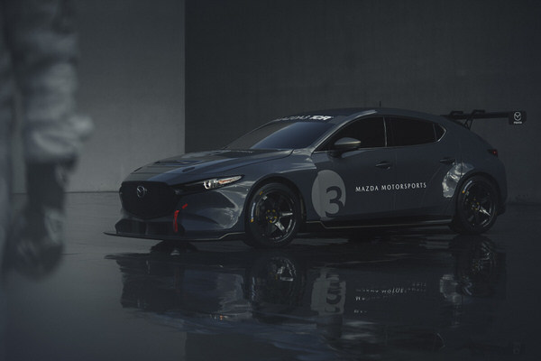 Photograph Patrick Curtet Mazda 3 Tcr Ready on One Eyeland