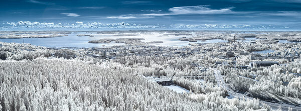Photograph Petri Damsten Kuopio From Above on One Eyeland