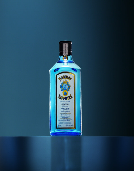 Photograph Mark Gilchrist Bombay Sapphire Gin on One Eyeland