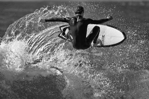 Photograph Steve Turner Short Board on One Eyeland