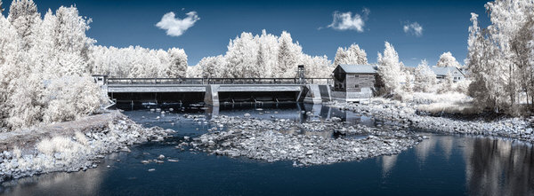Photograph Petri Damsten Mill And The River on One Eyeland