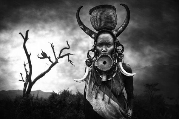 Photograph Svetlin Yosifov Omo Woman Mursi on One Eyeland