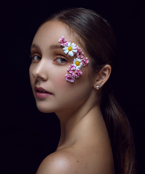 Photograph Ramiro Cueva Flower Girl on One Eyeland