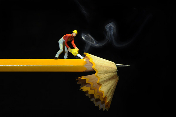 Photograph Leka Huie The Pencil Worker on One Eyeland