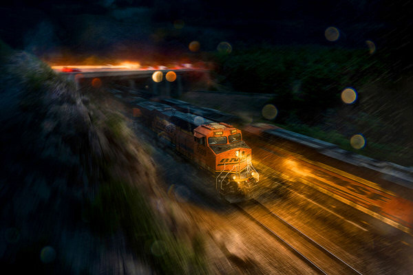 Photograph Blair Bunting Freight Trains on One Eyeland