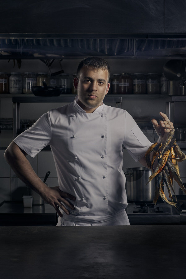 Photograph Russell Smith Eike Restaurant Portrait Of Sous Chef on One Eyeland