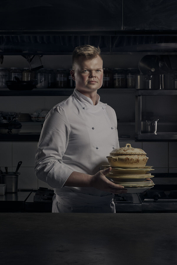 Photograph Russell Smith Eike Restaurant Portrait Of Chef on One Eyeland
