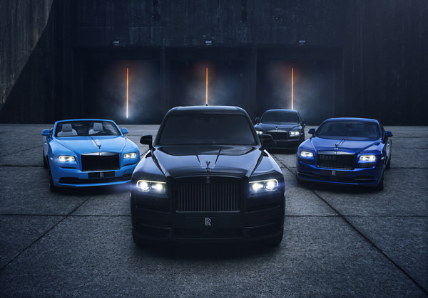 Photograph Tyler Gourley Rolls Royce Black Badge Family on One Eyeland