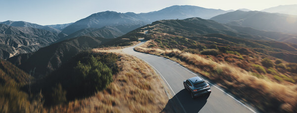 Photograph Patrick Curtet Winding Road on One Eyeland