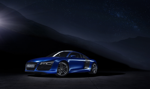 Photograph Oliver Hirtenfelder Audi R8 V10 Plus Night Time on One Eyeland