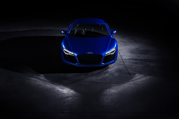 Photograph Oliver Hirtenfelder Audi R8 V10 Plus Night Time on One Eyeland