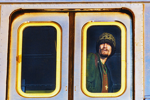Photograph Mitchell Funk Subway Train Window on One Eyeland