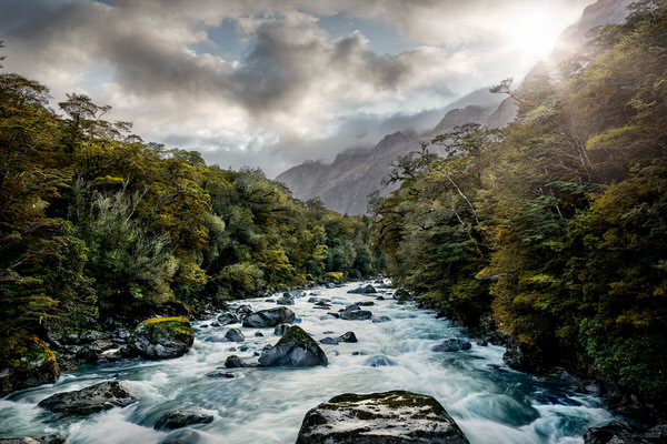 Photograph Stephan Romer Tutoko River on One Eyeland
