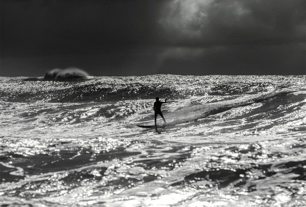 Photograph Steve Turner Surfer Study on One Eyeland