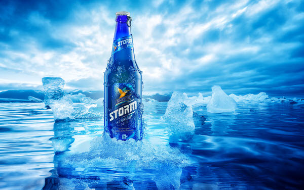 Photograph Ashwin Pk King Fisher Storm Beer on One Eyeland