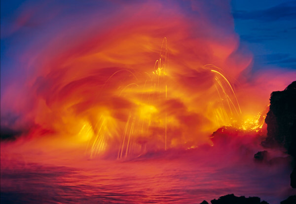 Photograph Peter Lik Ocean Fire on One Eyeland
