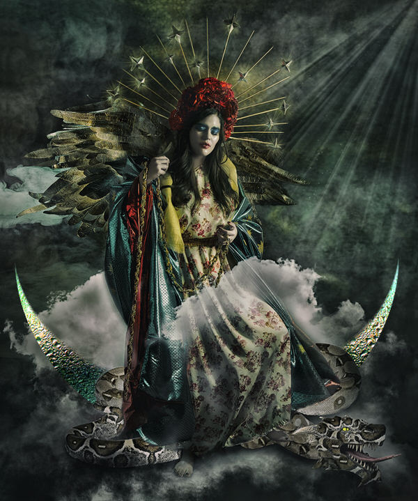 Photograph Lorena Cordero The Virgin Of Quito on One Eyeland
