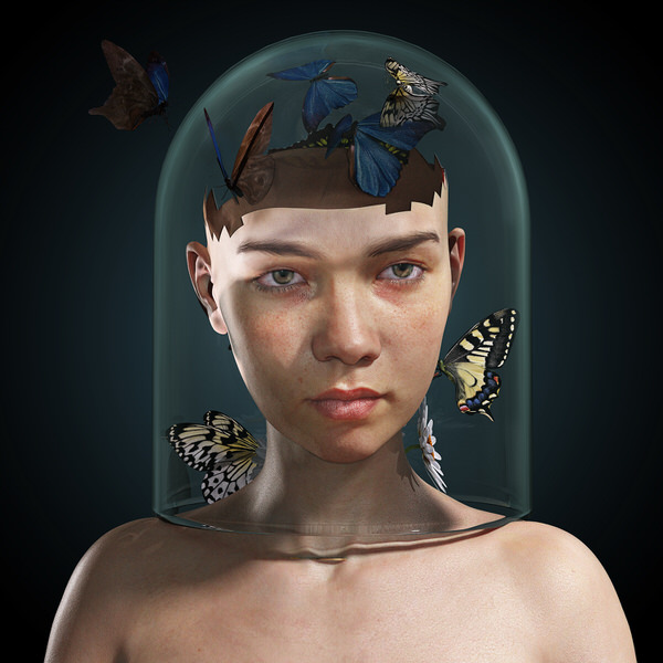 Photograph Patrizia Burra Almost Human on One Eyeland