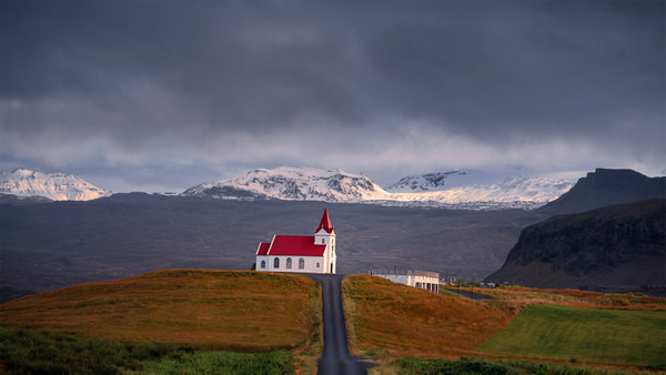 Photograph Daniel Badger The Red Roofed Church on One Eyeland
