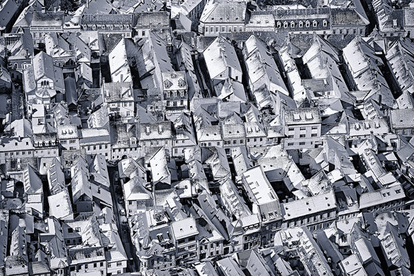 Photograph Raceala Elena Brasov Rooftops on One Eyeland