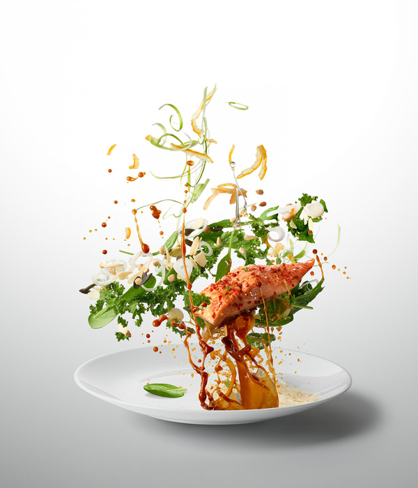 Photograph Piotr Gregorczyk Miso Kale Salad And Salmon on One Eyeland