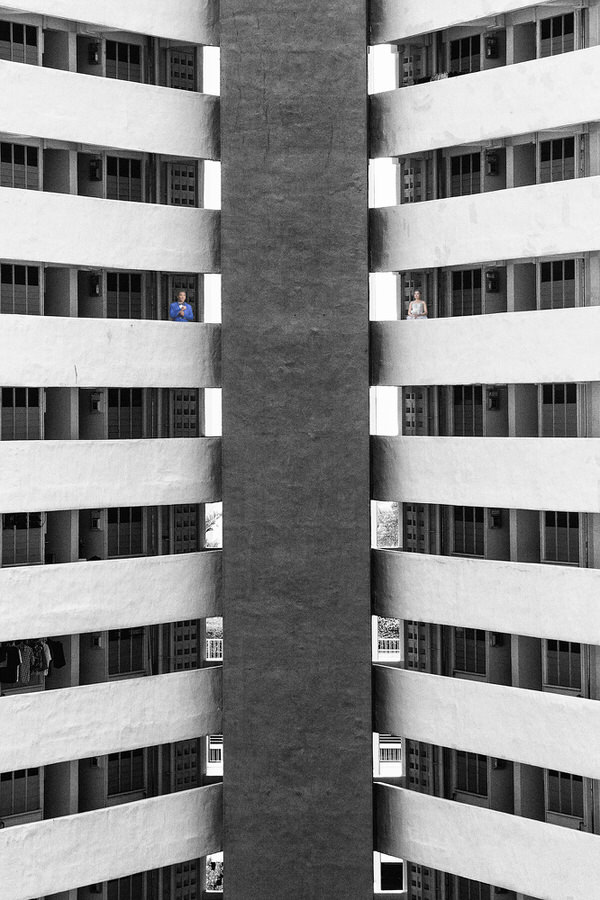 Photograph Soemoe Aung Couple In High Building on One Eyeland