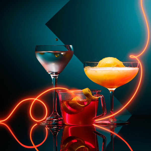 Photograph Dennis Pedersen Cocktails on One Eyeland