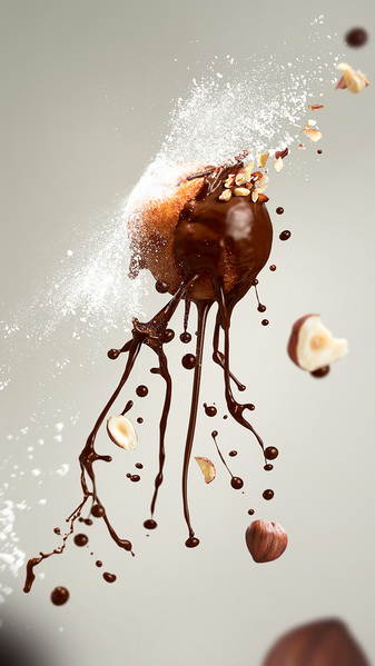 Photograph Piotr Gregorczyk Airballs_doughnut_chocolate on One Eyeland