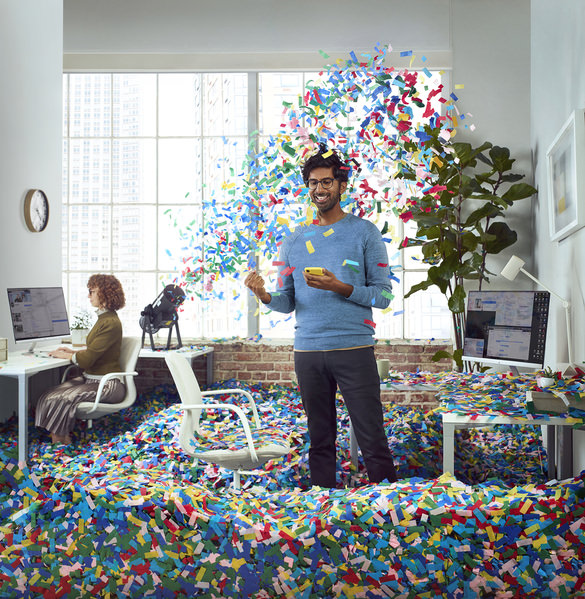 Photograph Kremer Johnson Office Party on One Eyeland