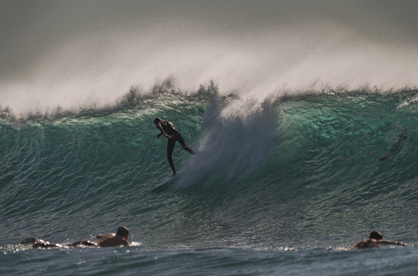 Photograph Steve Turner Paddle Out on One Eyeland